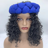 Latest Exaggerated Satin Twist Braids Headband Handmade African Headtie Nigerian Wedding Gele Women Turbans Ladies Head Wraps