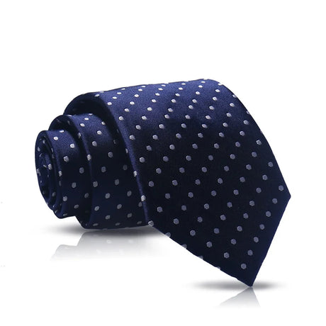 HUISHI 8cm Dot Neckties Skinny Fashion Business Men Polyester Microfiber Neck Tie Polka Check Men Neckie For Gentlemen Wedding