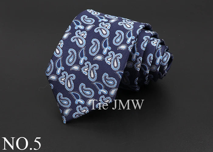 Classic Silk Men Tie Plaid Stripe Floral Ties Formal Wear Business Suit Jacquard Necktie Wedding Party Gift Daily Accessories