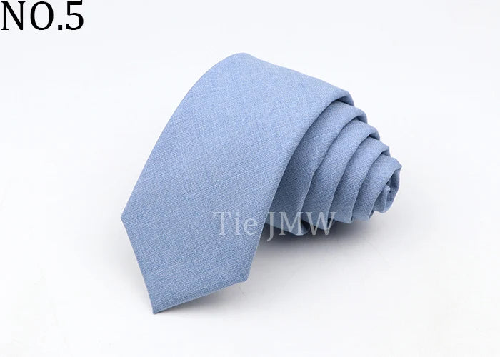 Fashion Neckties Classic Men's Slik Polyester Solid Color Tie For Business Party Wedding Suit Shirt Skinny Neck Ties Accessory