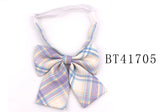 Feminine Plaid Bowtie Casual Bow tie For Women Uniform Collar Butterf Bowknot Adult Check Bow Ties Cravats Girls Bowties