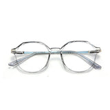 Fashion Women Anti Blue Light Glasses Blue Light Blocking Eyewear Luxury Brand Round Optical Spectacle Frame Computer Glasses