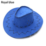Western Cowboy Hat for Men Women Kids Fedora Outdoor Wide Brim Faux Leather Summer Wide Brim Beach Travel Cap Black White Pink