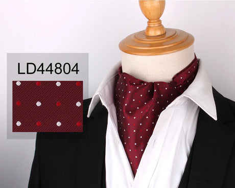 New Floral Paisley Men Cashew Tie Wedding Formal Cravat Ascot Scrunch Self British Gentleman Polyester Soft Neck Tie Luxury