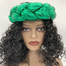 Bronzing Fabric Women's Headbands Elastic Braids Hair Bands Female Turban Cap Party Headwear Accessories Fashion Bandage Bandana