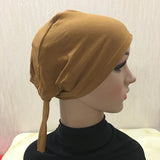 Full Cover Inner Muslim Cotton Hijab Cap Islamic Head Wear Hat Underscarf Bone Bonnet Turkish Scarves Muslim Headcover