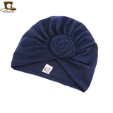 New Women cotton top knotted turban hat bonnet Hijab chemo cap headbands Female Muslim Hat Head Cover Night Cap Hair Accessories