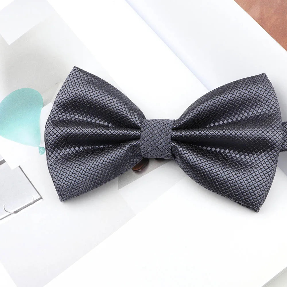 Solid Colorful Parent-Child Bowtie Set Classic Cute Family Butterfly Party Dinner Wedding Design Cute bow tie Accessory NO.1-15