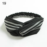 New Fashion Women Girls Bohemian Hair Bands Print Headbands Vintage Cross Turban Bandage Bandanas HairBands Hair Accessories