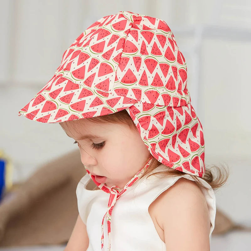 Summer Baby Sun Hat for Girls Boys Outdoor Travel Beach Quick-Dry Hats UV Protection Bucket Caps Adjustable Breathable Mesh Cap
