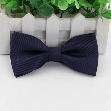 Classical Solid Fashion Bowties Groom Men Colorful Striped Cravat Grid Male Marriage Butterfly Wedding Bow Ties