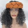 Bronzing Fabric Women's Headbands Elastic Braids Hair Bands Female Turban Cap Party Headwear Accessories Fashion Bandage Bandana