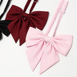 Fashion Women Tie Red Butterfly Women's Bow Tie Black Knot Female Girl Student Hotel Clerk Waitress Neck Wear Ribbon Ties Green