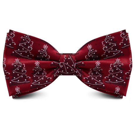 Christmas Bow tie for Men Women Snowmen Christmas Tree Bow knot Pre-tied Adult Silk Jacquard Bowtie Double Fold Cravats Party