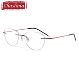 Titanium Prescription Glasses Ultra Light Eyewear Optical Glasses Frame for Male and Female Clear Lenses