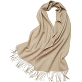 100% Cashmere Scarf Women Luxury brand  Pashmina Unisex Men Solid Color Warm Autumn Winter Thick Real Soft Long Cashmere scarves