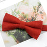 Mens Super Soft Downy Suede Parent-Child Bowtie Set Macarons Solid Color Classic Design Cute Butterfly Red Green Blue Pink Tie