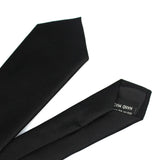 Black Neck Ties For Men Women Casual Suits Solid Tie Gravatas Skinny Mens Neckties For Business Wedding Slim Men Ties