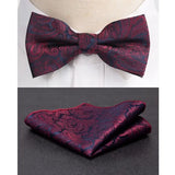 Men Bowtie Cravat Set Fashion Butterfly Party Wedding Ties Girls Business Jacquard Bow Tie Men Bowknot Wholesale Accessories