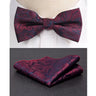 Men Bowtie Cravat Set Fashion Butterfly Party Wedding Ties Girls Business Jacquard Bow Tie Men Bowknot Wholesale Accessories