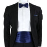 New Fashion Mens Cummerbund Bow Tie Brooch Set Black Red Blue   Waist Seal For Formal Tuxedo Business Suit Dinner Accessories