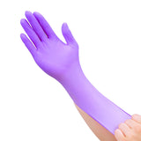 20/50PCS Disposable Nitrile Gloves Purple Powder-Free Rubber Hand Work Gloves for Mechanic Kitchen Beauty Household Cleaning