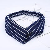 2020 Fashion Bohemian Headband Print Hairbands For Women Girls Vintage Cross Knot Turban Bandanas Headwear Hair Accessories