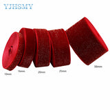 Christmas Ribbon Red Brilliant New Year Velvet Ribbons 5 Yards, Garland, Gifts, Wrapping, Wreaths, Bows