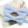 Mens Super Soft Downy Suede Parent-Child Bowtie Set Macarons Solid Color Classic Design Cute Butterfly Red Green Blue Pink Tie