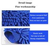 1PC Double-sided Microfiber Washable Car Washing Gloves Car Care Cleaning Gloves Cleaning Cloth Towel Mitt Car Accessories