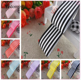 10 yards 1'' 25mm stripe printed grosgrain ribbons cartoon ribbon handmade hair bows YM16100785