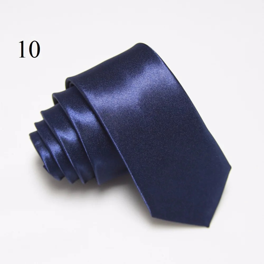 HOOYI Slim Tie Fashion Self Mens Ties for men 5CM Narrow Necktie Wedding Party Gift