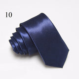 HOOYI Slim Tie Fashion Self Mens Ties for men 5CM Narrow Necktie Wedding Party Gift