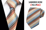 New Design Paisley Plaid Jacquard Woven Silk Mens Ties Neck Tie 8cm Striped Ties for Men Business Suit Business Wedding Party