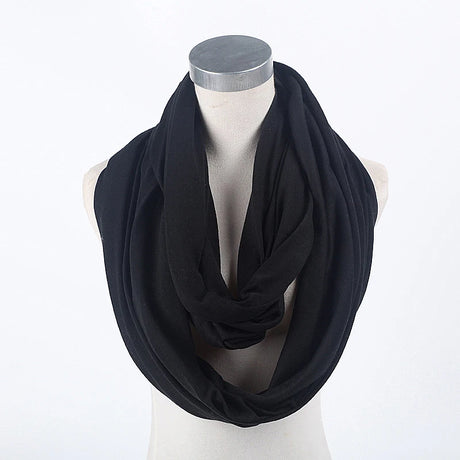 Soft Light Weight Infinity Scarf With Solid Colors Jersey Knit Solid Color Infinity Loop Ring Scarf Circle Scarf New