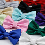 Mens Adult Bowtie Classic Fashion Wedding Party Formal Satin gift Plaids Multicolor Adjust Neck Bow tie Gravata New Clip-On