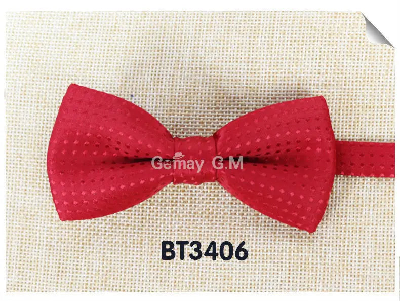 NEW Dots Children Bowtie Fashion Neckwear Adjustable Unisex Bow Tie for Boy and Girl Polyester Pre-Tied