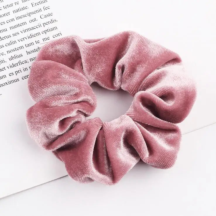 Velvet Scrunchie Women Girls Elastic Hair Rubber Bands Accessories Gum For Women Tie Hair Ring Rope Ponytail Holder Headdress