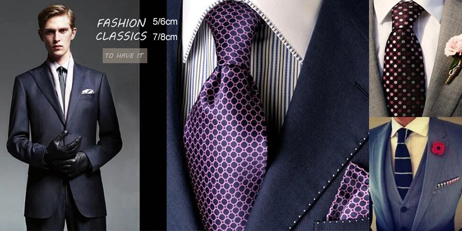 Mans 6cm Skinny Ties Striped Plaid Neckties Fashion Tie Jacquard Classics Business Mens Wedding Party  Dress Woven Slim Tie