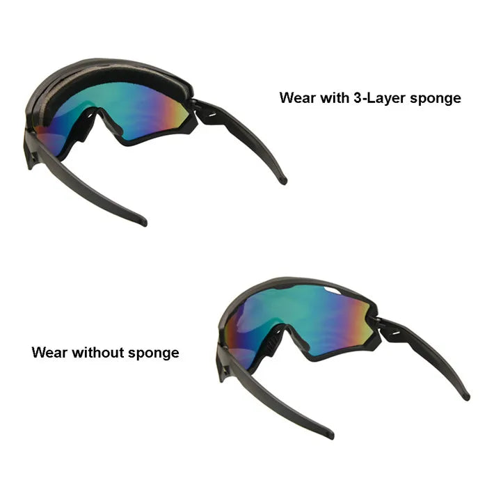 Sports Sunglasses 2 Lens Kit Classic Brand Eyeshield UV400 Outdoor Glasses Men Women
