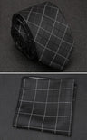 XGVOKH Men Tie Cravat Set Fashion Wedding Ties for Men Hanky Necktie Dot Striped Gravata Jacquard Tie Social Party Accessories