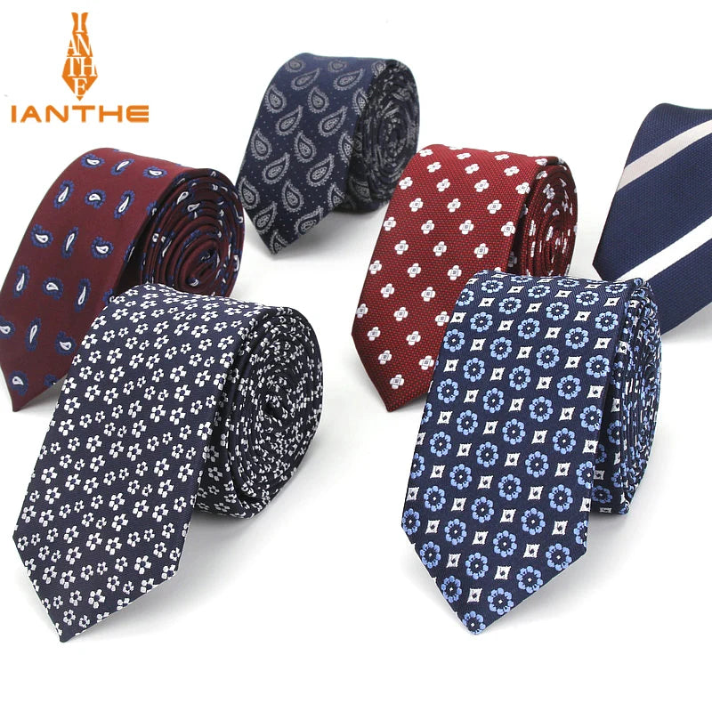 6cm Brand New Mens Cotton Casual Necktie Wedding Groom Leaf Neck Ties For Man Birds Print Gravatas Business Classic Neckwear