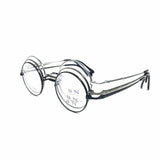 Pure Titanium Vintage 45mm Small Round Eyeglass Frames Full Rim Rx able Glasses