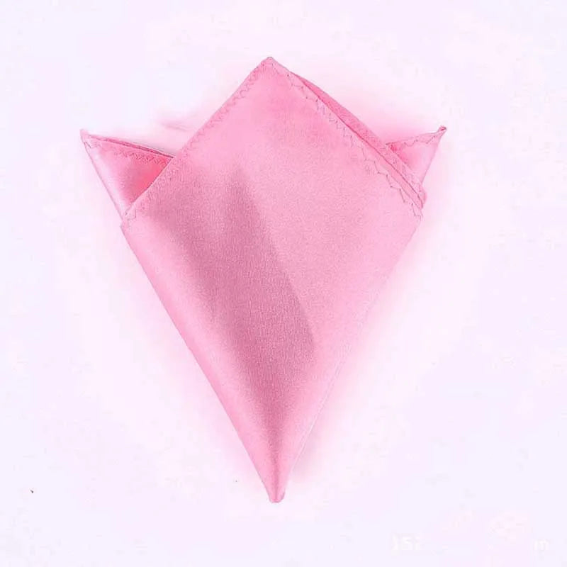 Satin Handkerchief For Men Candy Color Mens Suits Pocket Square Business Chest Towel Hanky Suit Napkin Solid  Sale