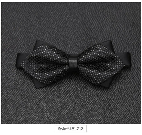 Men Bowtie Newest Butterfly Knot Mens Accessories Luxurious Bow Tie Black Cravat Formal Commercial Suit Wedding Ceremony Ties