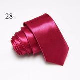 HOOYI Slim Tie Fashion Self Mens Ties for men 5CM Narrow Necktie Wedding Party Gift