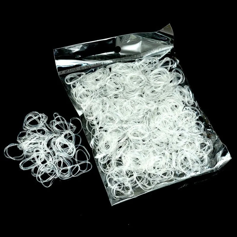 YWHUANSEN About 1000pcs/bag (small package) New Child Baby TPU Hair Holders Rubber Band Elastics Girl's Tie Gum Hair Accessories