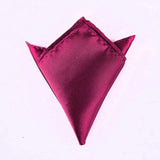 Satin Handkerchief For Men Candy Color Mens Suits Pocket Square Business Chest Towel Hanky Suit Napkin Solid  Sale