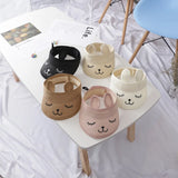 Cartoon Floppy Sun Hat for Kids Summer Beach Cap Sunshade Visor Top Unisex Baby Girl Boy Children's Sun Protection Accessory