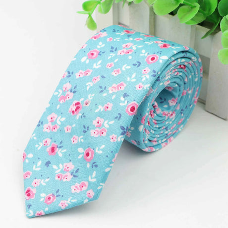 Cotton Men's Colourful Tie Duck Dog Fruit Flower Ties Narrow Kids Children Necktie Slim Skinny Cravate Narrow Thick Neckties